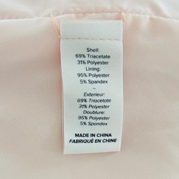 Cinq a Sept Wrap Tie Bia Panel Dress (Blush Pink Melon) 8 - Picture 5 of 6